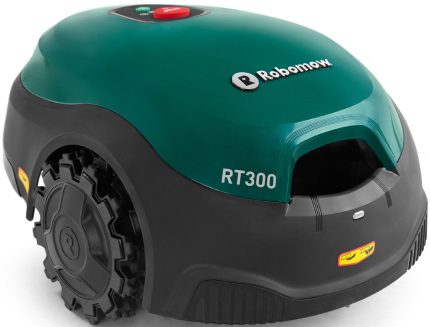 Robot
  cortacésped Robomow RT300 con cable de 125 m y 150 clavos - modelo 2021