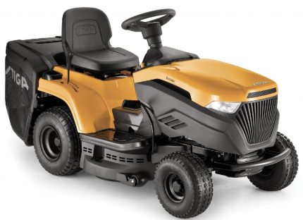 Tractor
  cortacésped Stiga Estate 2084 con kit de mulching