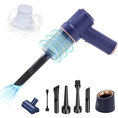 Aspirador de
  mesa inalámbrico 2 en 1 azul